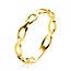 ZINZI GOLD ZINZI GOLD ZGR368 14 krt geelgouden ring fantasieschakels 3.1 mm
