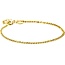 ZINZI GOLD ZINZI GOLD ZGA498 14krt geelgouden armband fantasie gourmet en valkoog, 16.5-18.5