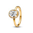 Pandora PANDORA 163802C01 14k Gold-plated ring with clear cubic zirconia