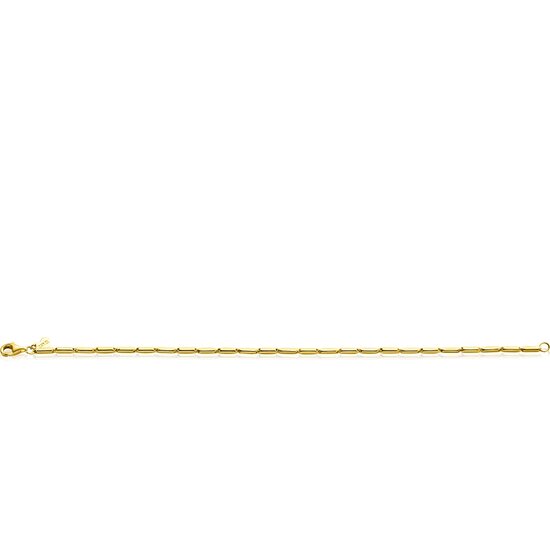 ZINZI GOLD ZGA452 ZINZI GOLD 14krt geelgouden armband staafjes, 18cm