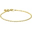 ZINZI GOLD ZGA497 ZINZI GOLD 14krt geelgouden ankerarmband, fantasie plaatjes