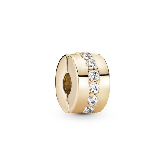 Pandora PANDORA 759518C01 14k Gold clip with zirconia