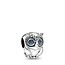 Pandora PANDORA 798397NBCB Owl silver charm with bright cobalt blue crystal and zirconia
