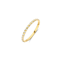 BLUSH 1268YZI 14krt geelgouden aanschuifring  met zirconia