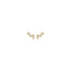 Blush BLUSH 7373YZI 14krt geelgouden oorknoppen met 4 zirconia steentjes