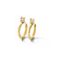 Blush BLUSH 7372YZI 14krt geelgouden creolen met 1 zirconia steentje