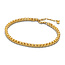 Pandora PANDORA 561469C03 14k gold-plated bracelet with vibrant yellow crystal