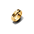 Pandora PANDORA SHINE 163886C00 Rippled 14k gold-plated ring