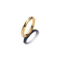 Pandora PANDOR SHINE 163888C00 Twisted 14k gold-plated ring