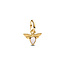 Pandora PANDORA ME SHINE 763826C01 Bee 14k gold-plated mini dangle with white bioresin man-made mother of pearl