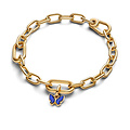 Pandora PANDORA ME SHINE 763825C01 Butterfly 14k gold-plated mini dangle with imitation lapis lazulli
