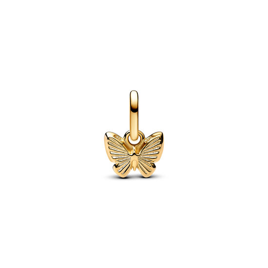 Pandora PANDORA ME SHINE 763825C01 Butterfly 14k gold-plated mini dangle with imitation lapis lazulli