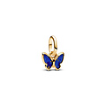 Pandora PANDORA ME SHINE 763825C01 Butterfly 14k gold-plated mini dangle with imitation lapis lazulli
