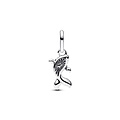 Pandora PANDORA ME 793863C01 Koi fish sterling silver mini dangle with red Murano glass