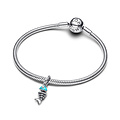 Pandora PANDORA 793894C01 Fishbone sterling silver dangle with clear cubic