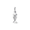 Pandora PANDORA 793894C01 Fishbone sterling silver dangle with clear cubic