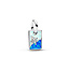 Pandora PANDORA 793913C01 Travel sterling silver dangle with white and bllue lab-created opal