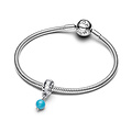 Pandora PANDORA 793901C01 Sterling silver dangle with imitation turquoise