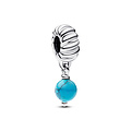 Pandora PANDORA 793901C01 Sterling silver dangle with imitation turquoise