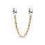 Pandora PANDORA 763904C00 Sterling sliver and 14k gold-plated safety chain
