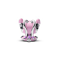 Pandora PANDORA 793739C01 Disney Angel sterling silver charm with purple and pink enamel