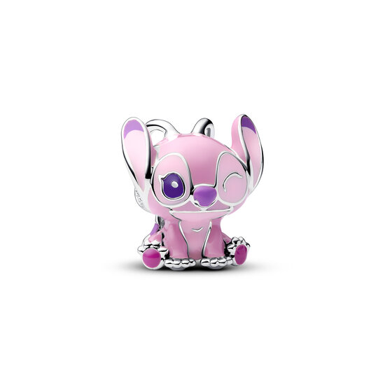 Pandora PANDORA 793739C01 Disney Angel sterling silver charm with purple and pink enamel