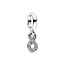 Pandora PANDORA 792766C01 Infinity sterling silver dangle with cerise and phlox pink crystal