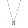 Pandora PANDORA 393743C0145 Disney Stitch pendant necklace with clear cubic  zirconia, purple, blue and  black enamel