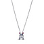 Pandora PANDORA 393743C0145 Disney Stitch pendant necklace with clear cubic zirconia, purple, blue and black enamel