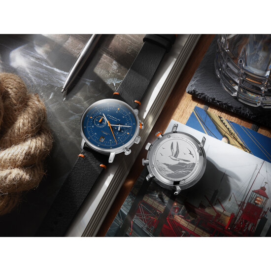 Sternglas Horloges Sternglas Hamburg Chrono Edition Kuste S01-HC06-EB05 / 42mm