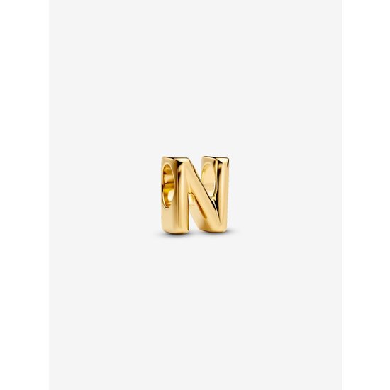 Pandora PANDORA SHINE 763960C00 14k gold-plated Letter N