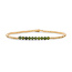 Sparkling Jewels Sparkling Jewels SBG-GEM61-3MM-LINE armband Southern Jade Universe - Gold - 3 mm
