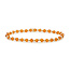 Sparkling Jewels Sparkling Jewels SBG-GEM38-3MM-MIX armband Citrine Quartz Interstellar - Gold - 3mm