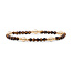 Sparkling Jewels Sparkling Jewels BLK01G-G09 armband Tiger Eye Bold Mix - Gold