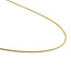 Sparkling Jewels Sparkling Jewels SN-CBG-045 collier Curb chain gold plated silver, 45 cm