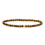 Sparkling Jewels Sparkling Jewels SBG-GEM09-ADD-4MM armband Tiger Eye Saturn small - Gold - 4 mm