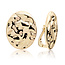 Sparkling Jewels Sparkling Jewels EAG26 klapcreolen Fuse Push Back Earring - Gold plated
