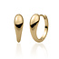 Sparkling Jewels Sparkling Jewels EAG30 klapcreolen Bold Fuse Huggies - Gold plated