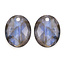 Sparkling Jewels Sparkling Jewels EAGEM18-RO edelsteenhangers Large Oval Labradorite