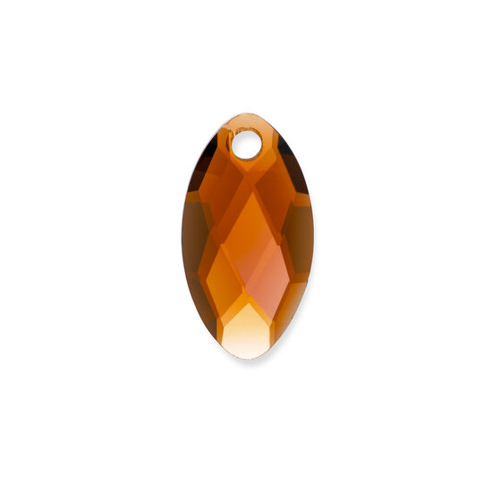 Sparkling Jewels Sparkling Jewels PENGEM38-FCT-S edelsteen voor hanger Leaf Citrine Quartz