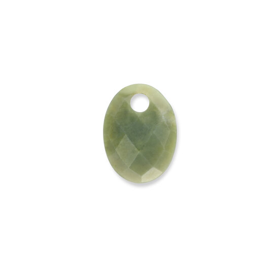 Sparkling Jewels Sparkling Jewels PENGEM61-MO edelsteen voor hanger Medium Oval Southern Jade