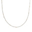 Sparkling Jewels Sparkling Jewels NLK04G-P01 collier Beaded Necklace - 2 mm Pearl - Gold plated - 42-44 cm