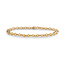Sparkling Jewels Sparkling Jewels SBG-GEM65-3MM-MIX armband Light Gold Citrine Quartz Interstellar - Gold - 3mm