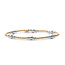 Sparkling Jewels Sparkling Jewels SB-BI-MIX-01 armband Bicolor mix 3mm gold + 4mm gold + 6mm Silver