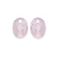 Sparkling Jewels Sparkling Jewels EAGEM13-MO edelsteenhangers Medium Oval - Rose Quartz