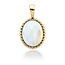 Sparkling Jewels Sparkling Jewels SPG21-G14 hanger Gold - Opalite Twist