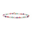 Sparkling Jewels Sparkling Jewels SBG-MULTI01-3MM-MIX armband Multi Gem Interstellar - Gold