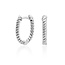Sparkling Jewels Sparkling Jewels EAS21 klapcreolen Twist Huggies Silver