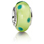 Pandora PRE-OWNED PANDORA 790613 glasbedel groen met stippen