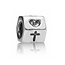 Pandora PRE-OWNED PANDORA 790119 zilveren bedel hoop, geloof en liefde
